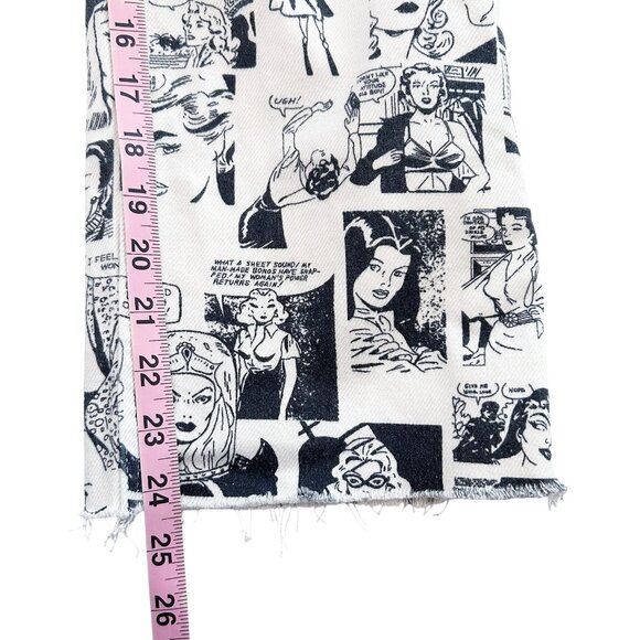 REFORMATION Comic Print High Rise Straight Jeans – Size 24P - Picture 16 of 16